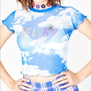 Dolls Kill | Delias| At Heaven’s Door mesh top 3x
